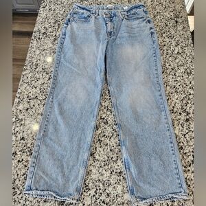 Good American 90's Icon High rise Straight Leg Denim Jeans